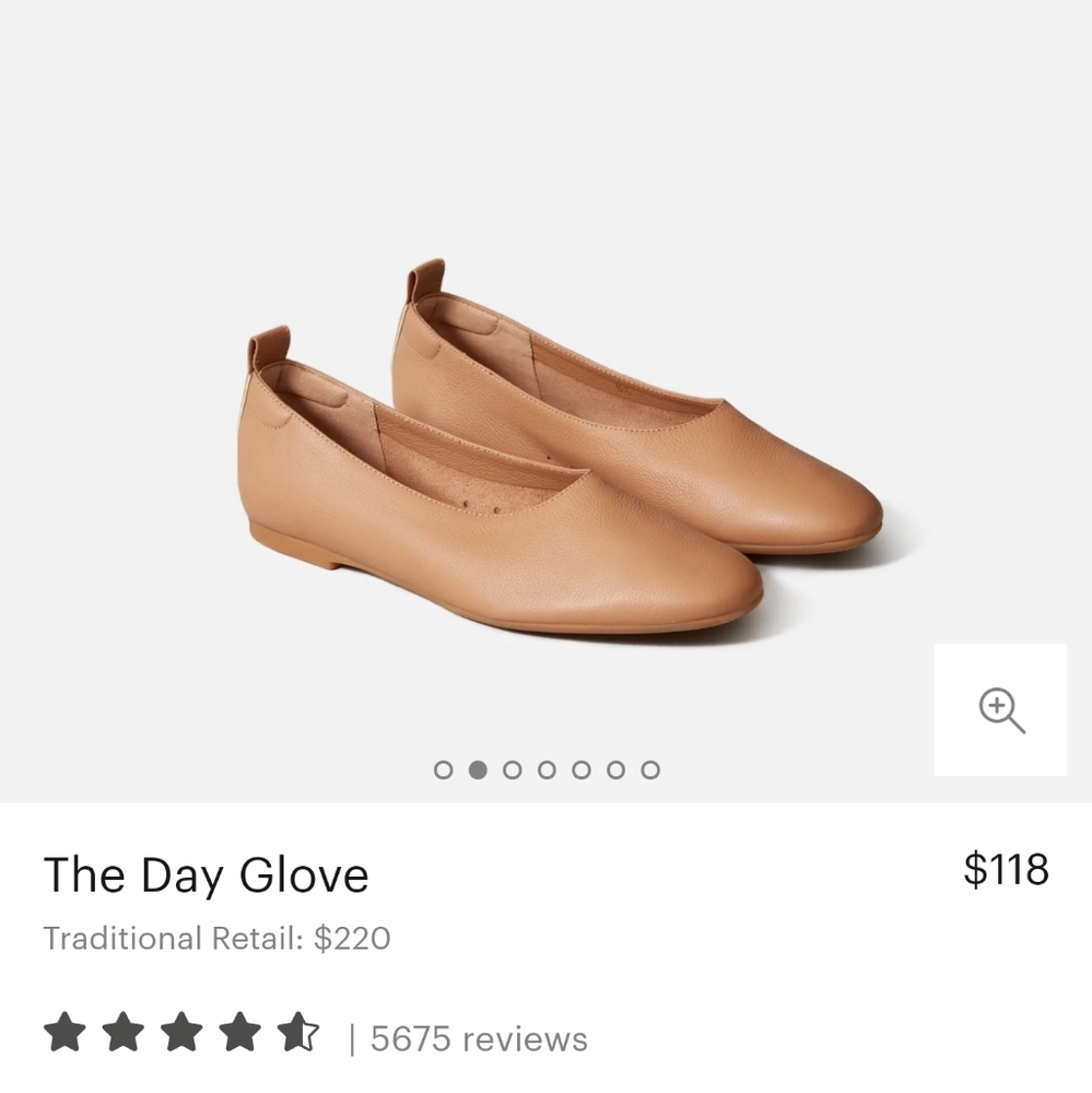 Iso everlane day glove in caramel, 7 or 7.5
